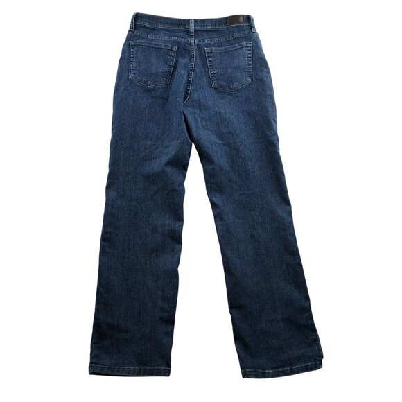 Lee Womens Jeans Size 10 Short Classic Fit Straight Blue Denim Casual High Rise - Picture 2 of 14